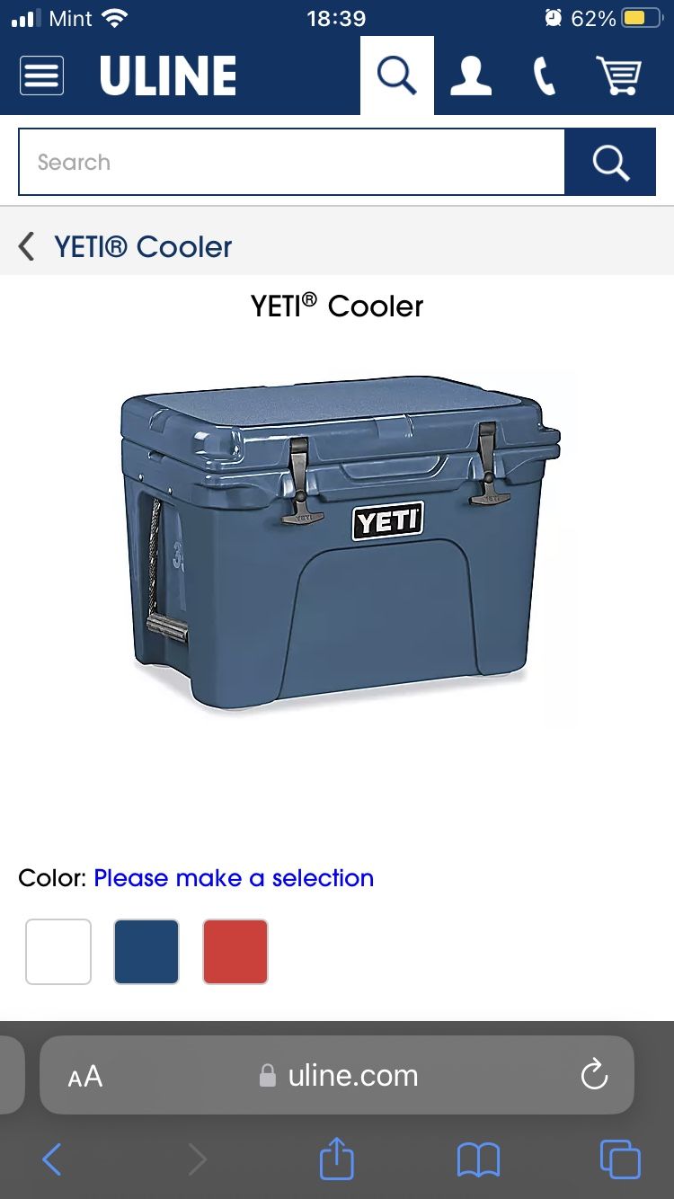 Yeti Cooler 35 Navy