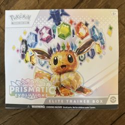 Pokemon Prismatic Evolutions Elite Trainer Box
