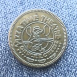 Vintage Chuck E Cheese Token from 1982