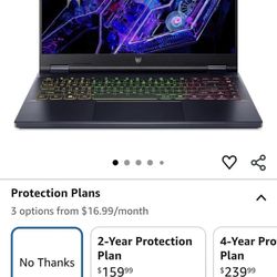 Gaming laptop- Acer Predator PHN14-51-79W - Rtx 4070 - 16GB - 1TB