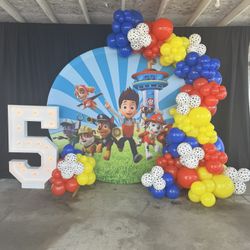 Paw Patrol Birthday Set Up