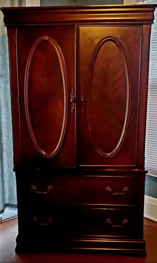 Elegant Hardwood Armoire