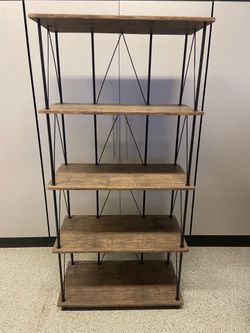 Display book shelf 5 tier