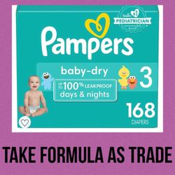Pampers Baby Dry Size 3 -Diapers - Pañales