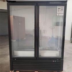48” Glass Door Merchandiser Cooler Refrigerator Fridge Commercial
