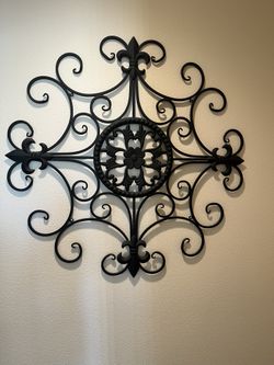 Black Metal Wall Decor
