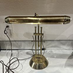 Brass vintage piano desk lamp 