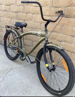 NIRVE KILROY CRUISER BIKE SINGLE SPEED ARMY GREEN