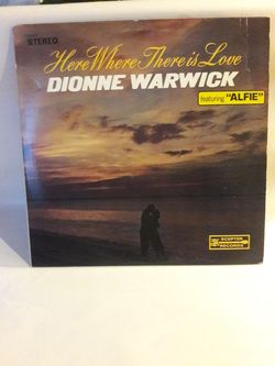 Dionne Warwick Original Album, Here Where There is Love featuring Alfie