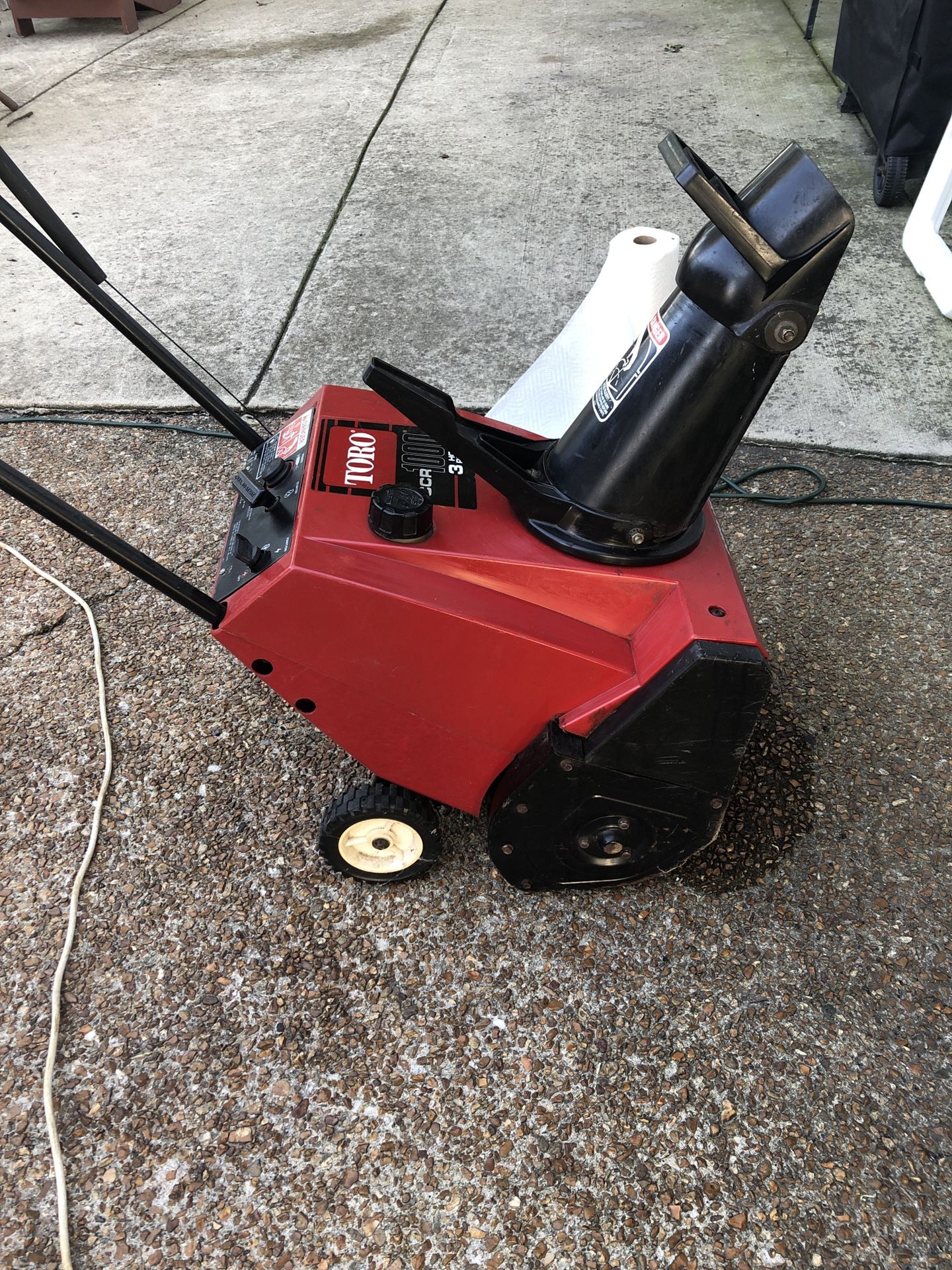 Toro snow blower ccr 1000 for Sale in Chicago Ridge, IL OfferUp