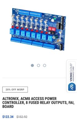 Altronix ACM8 Access Power Controller Board