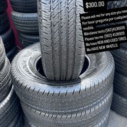 P245/75/16 Hankook Semi New All Four 98 Tread Life 