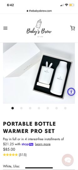 Portable Bottle Warmer Pro Set