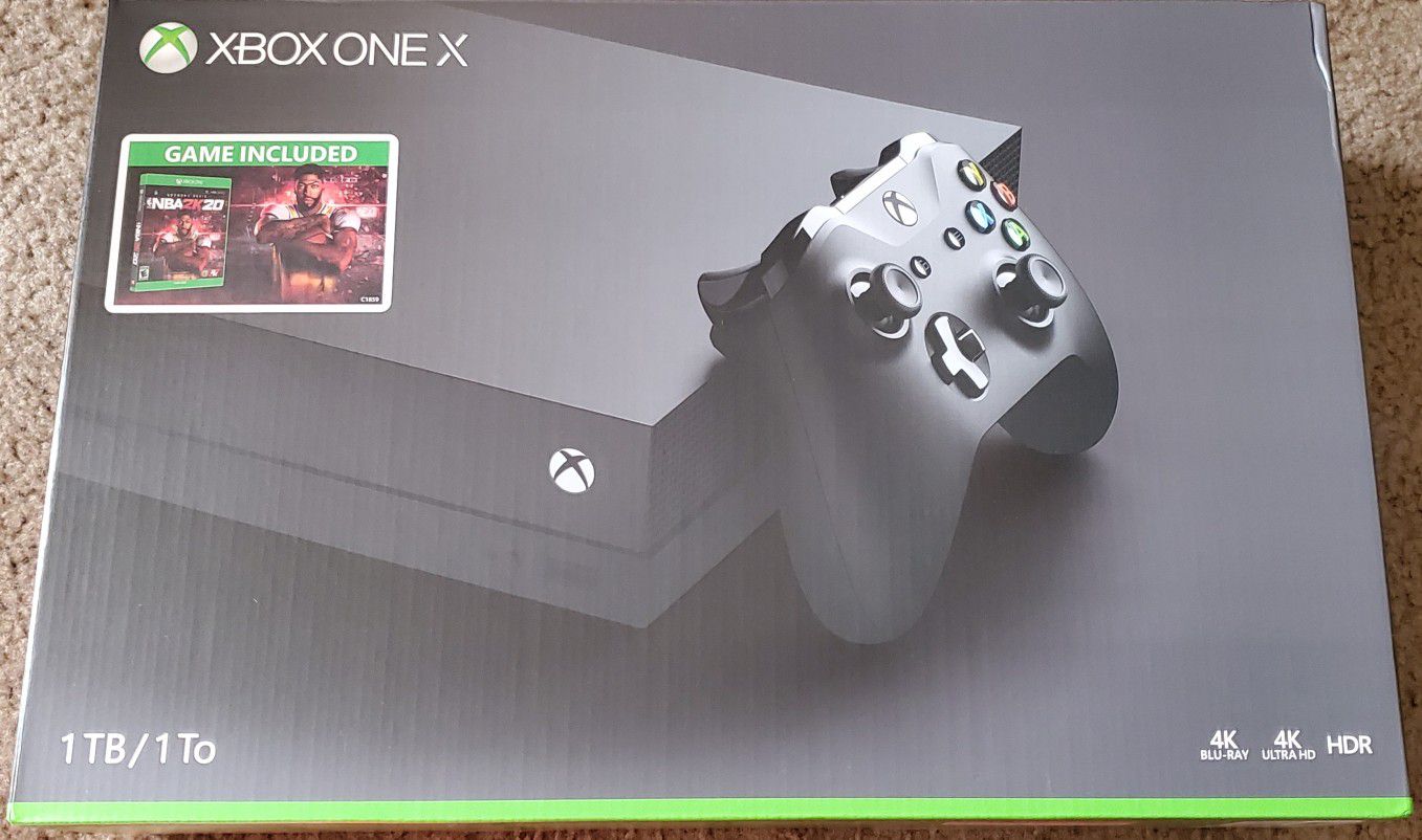 XBOX ONE X New Never Used