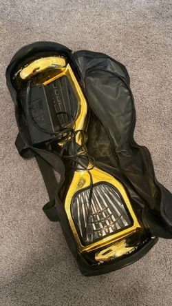 Gold hoverboard
