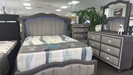Bedroom Furniture Liquidation Sale🚨5pc Bed Set All In Stock Starting Low as $599