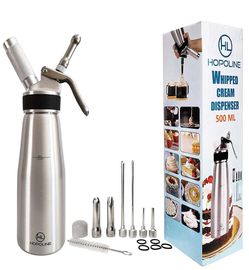 Whipped cream dispenser