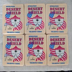 Desert Shield Trading Cards Wax Packs