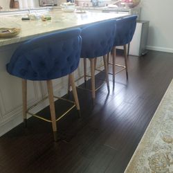 3 Swirling Bar Stools.