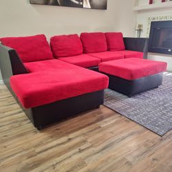 Sofa, Chase, Ottoman 