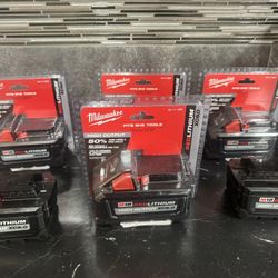 Milwaukee 6.0 High Output Batteries 