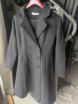 Thick Black Dress Coat