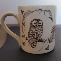 Owl Family Perching McLaggan Smith Mug
Made In Scotland