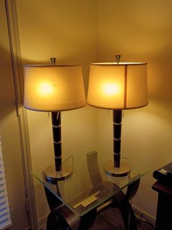 Konico warm light table lamps