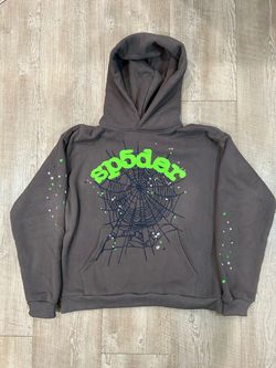 Sp5der Gray Hoodie