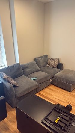 Used grey couch