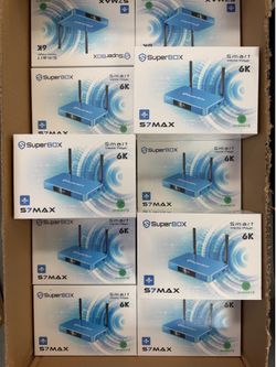 SUPERBOX S7 MAX S7 PRO S7 ULTRA VSEEBOX BLACKBOX SMART TV MEDIA PLAYER