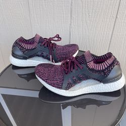 Pre- Owned Women Adidas Ultraboost X Running Shoes BY1674 Purple Size 9.5