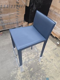 Blue leather airnova barstools 10 available