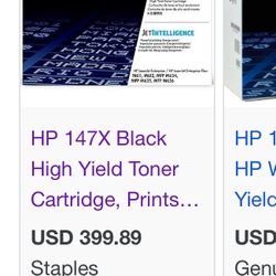 HP Tóner BLACK 147X (Brand New!)