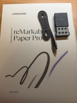 Remarkable Paper Pro and Marker Plus