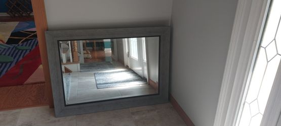 Gray Wood Mirror 44 x 31