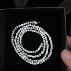Moissanite Tennis Necklace