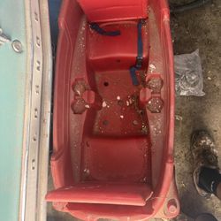 Plastic 2 Seat Radio Flyer Wagon