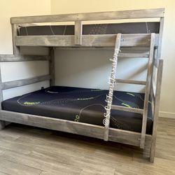 Twin Bunk Bed With Mattresses 