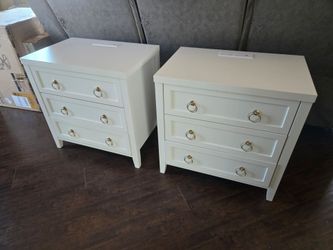 Pair of night stands. New