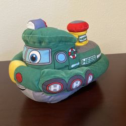 Hess 2023 My Plush Musical Tugboat Toy Tug Boat Truck