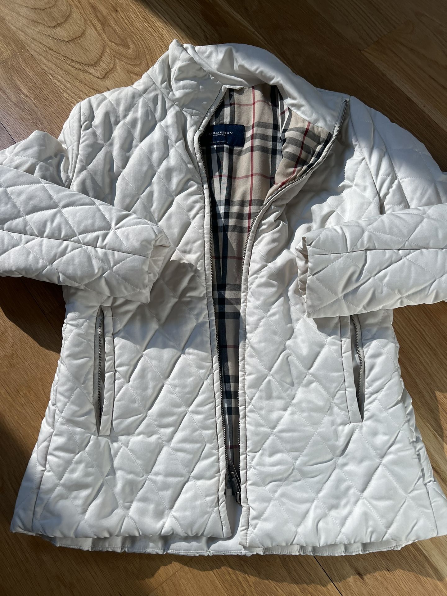 Authentic burberry top quilted jacket