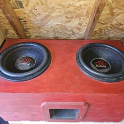 Massive Audio Summo D4 15 In Custom Vented Enclosure 