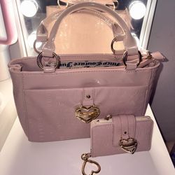Juicy Couture Matching Purse And Wallet Set