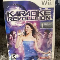 Karaoke  Revolution  Wii Sealed.  **new**