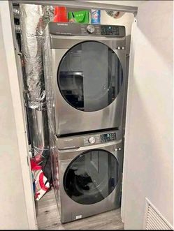 Samsung Stacked Washer and Dryer Set