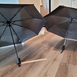 Umbrellas. Black. Two