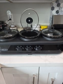 Bella Triple Slow Cooker Buffet Server