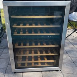 Stainless Steel Wine Cooler / Wine Fridge – $120 OBO