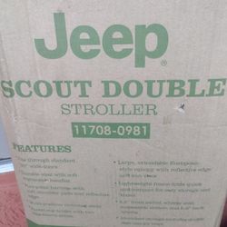 Jeep Scout Double Stroller